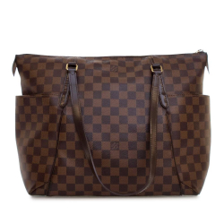 Louis Vuitton B Louis Vuitton Brown Damier Canvas Canvas Damier Ebene Totally MM France