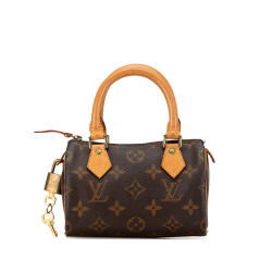 Louis Vuitton B Louis Vuitton Brown Monogram Canvas Canvas Monogram Mini HL Speedy United States