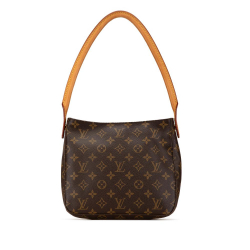 Louis Vuitton B Louis Vuitton Brown Monogram Canvas Canvas Monogram Looping MM France