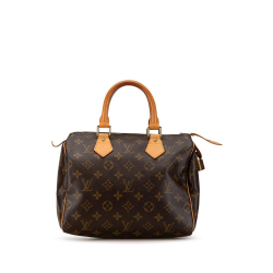 Louis Vuitton B Louis Vuitton Brown Monogram Canvas Canvas Monogram Speedy 25 France