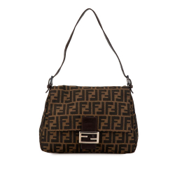 Fendi B Fendi Brown Canvas Fabric Zucca Mamma Forever Italy