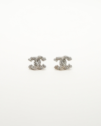 Chanel CC Rhinestone Earrings