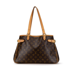 Louis Vuitton B Louis Vuitton Brown Monogram Canvas Canvas Monogram Batignolles Horizontal France