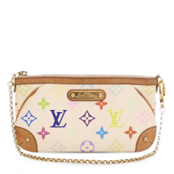 Louis Vuitton White Monogram Multicolore Canvas Canvas Monogram Multicolore Pochette Milla MM France