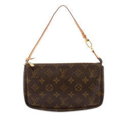 Louis Vuitton AB Louis Vuitton Brown Monogram Canvas Canvas Monogram Pochette Accessoires France