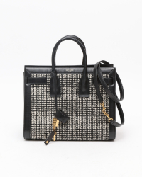 Saint Laurent Small Tweed Sac De Jour Bag