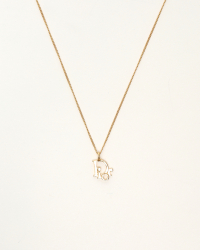 Christian Dior Diorissimo Logo Necklace