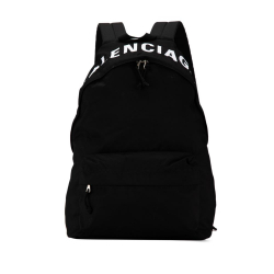 Balenciaga AB Balenciaga Black Nylon Fabric Wheel Backpack Italy