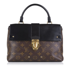 Louis Vuitton B Louis Vuitton Brown Monogram Canvas Canvas Monogram One Handle Flap Satchel France