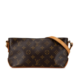 Louis Vuitton B Louis Vuitton Brown Monogram Canvas Canvas Monogram Trotteur France