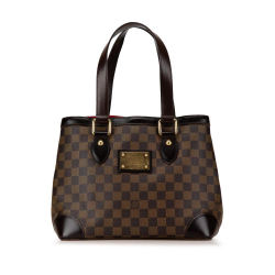 Louis Vuitton B Louis Vuitton Brown Damier Canvas Canvas Damier Ebene Hampstead PM France