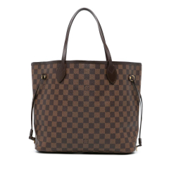 Louis Vuitton AB Louis Vuitton Brown Damier Canvas Canvas Damier Ebene Neverfull MM France