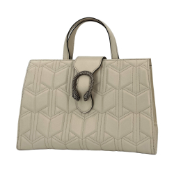 Gucci Dionysus Large Leather 3-Ways Tote Shoulder Bag Off-white