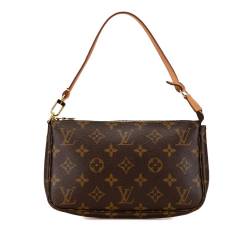 Louis Vuitton B Louis Vuitton Brown Monogram Canvas Canvas Monogram Pochette Accessoires France