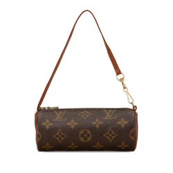 Louis Vuitton B Louis Vuitton Brown Monogram Canvas Canvas Monogram Papillon Pochette Italy