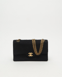 Chanel Small Classic Jersey Double Flap Bag