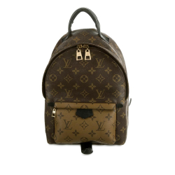 Louis Vuitton B Louis Vuitton Brown Monogram Canvas Canvas Monogram Reverse Palm Springs PM France