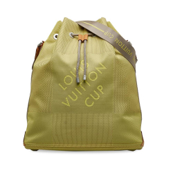 Louis Vuitton B Louis Vuitton Green Light Green Canvas Fabric Damier Geant LV Cup Volunteer France