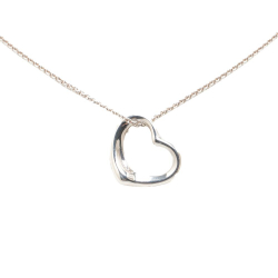 Tiffany & Co Tiffany Silver Elsa Peretti Sterling Silver Open Heart Pendant Necklace United States