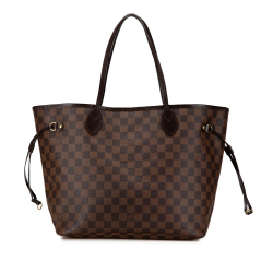 Louis Vuitton B Louis Vuitton Brown Damier Canvas Canvas Damier Ebene Neverfull MM Spain