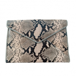 Rebecca Minkoff Snake-look clutch