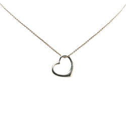 Tiffany & Co Tiffany Silver Elsa Peretti Sterling Silver Open Heart Pendant Necklace United States