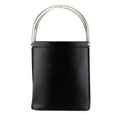 Cartier AB Cartier Black Calf Leather Trinity Handbag France