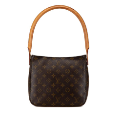 Louis Vuitton B Louis Vuitton Brown Monogram Canvas Canvas Monogram Looping MM France