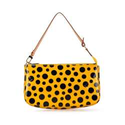 Louis Vuitton Yellow x Yayoi Kusama Monogram Vernis Dots Infinity Pochette Accessoires France