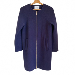 IVY & OAK Manteau bleu en laine