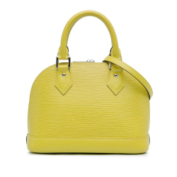 Louis Vuitton AB Louis Vuitton Yellow Calf Leather Epi Alma BB France