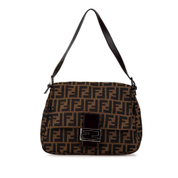 Fendi B Fendi Brown Canvas Fabric Zucca Mamma Forever Italy