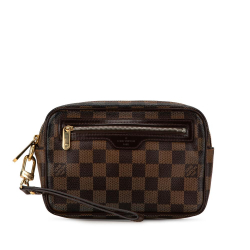 Louis Vuitton AB Louis Vuitton Brown Damier Canvas Canvas Damier Ebene Pochette Billets Macao France