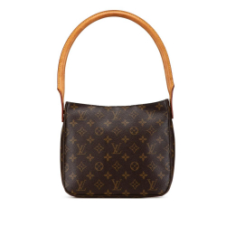 Louis Vuitton AB Louis Vuitton Brown Monogram Canvas Canvas Monogram Looping MM France