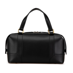 Burberry B Burberry Black Calf Leather Boston Bag United Kingdom