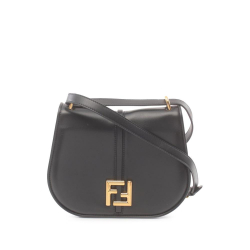 Fendi B Fendi Black Calf Leather Medium Come On Crossbody Italy