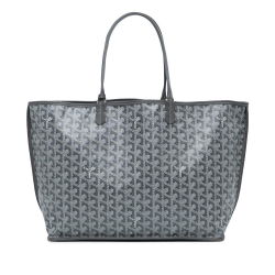 Goyard AB Goyard Gray Coated Canvas Fabric Goyardine Reversible Anjou PM France