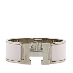 Hermès B Hermès Pink Light Pink Enamel Other Wide Clic Clac H Bracelet PM France