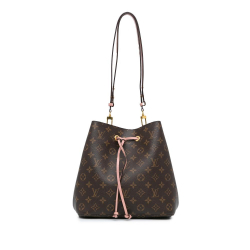 Louis Vuitton AB Louis Vuitton Brown Light Pink Monogram Canvas Canvas Monogram Neonoe MM France