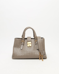 Bottega Veneta Small Intrecciato Roma Crossbody Bag