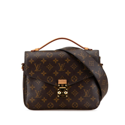 Louis Vuitton B Louis Vuitton Brown Monogram Canvas Canvas Monogram Pochette Metis France