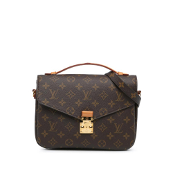 Louis Vuitton AB Louis Vuitton Brown Monogram Canvas Canvas Monogram Pochette Metis France