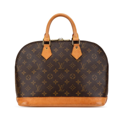 Louis Vuitton AB Louis Vuitton Brown Monogram Canvas Canvas Monogram Alma PM France