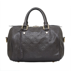 Louis Vuitton B Louis Vuitton Brown Monogram Empreinte Leather Speedy Bandouliere 25 France