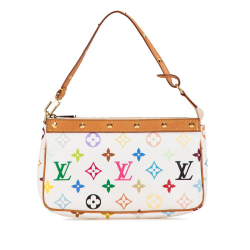 Louis Vuitton White Monogram Multicolore Pochette Accessoires France