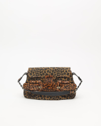 Fendi Leopard Flap Bag