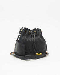 Chanel CC Caviar Bucket Bag