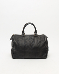 Gucci Guccissima Leather Boston Bag