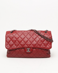 Chanel Soft Classic Triple Zip Maxi Flap Bag