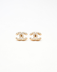 Chanel Icon Series Rhinestone Earrings